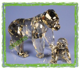 Swarovski Gorillas